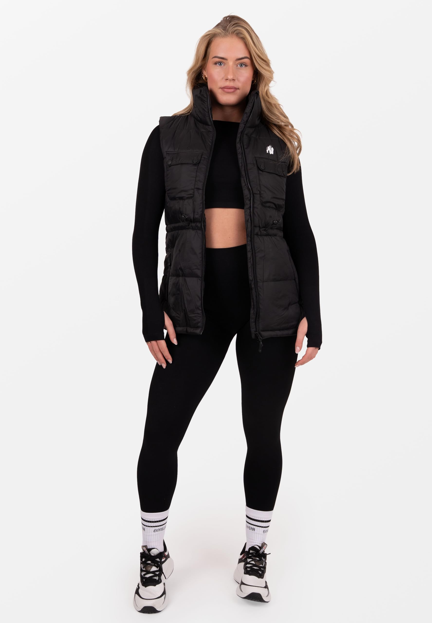 GORILLA WEAR Lucia Puffer Jacket Gilet Donna