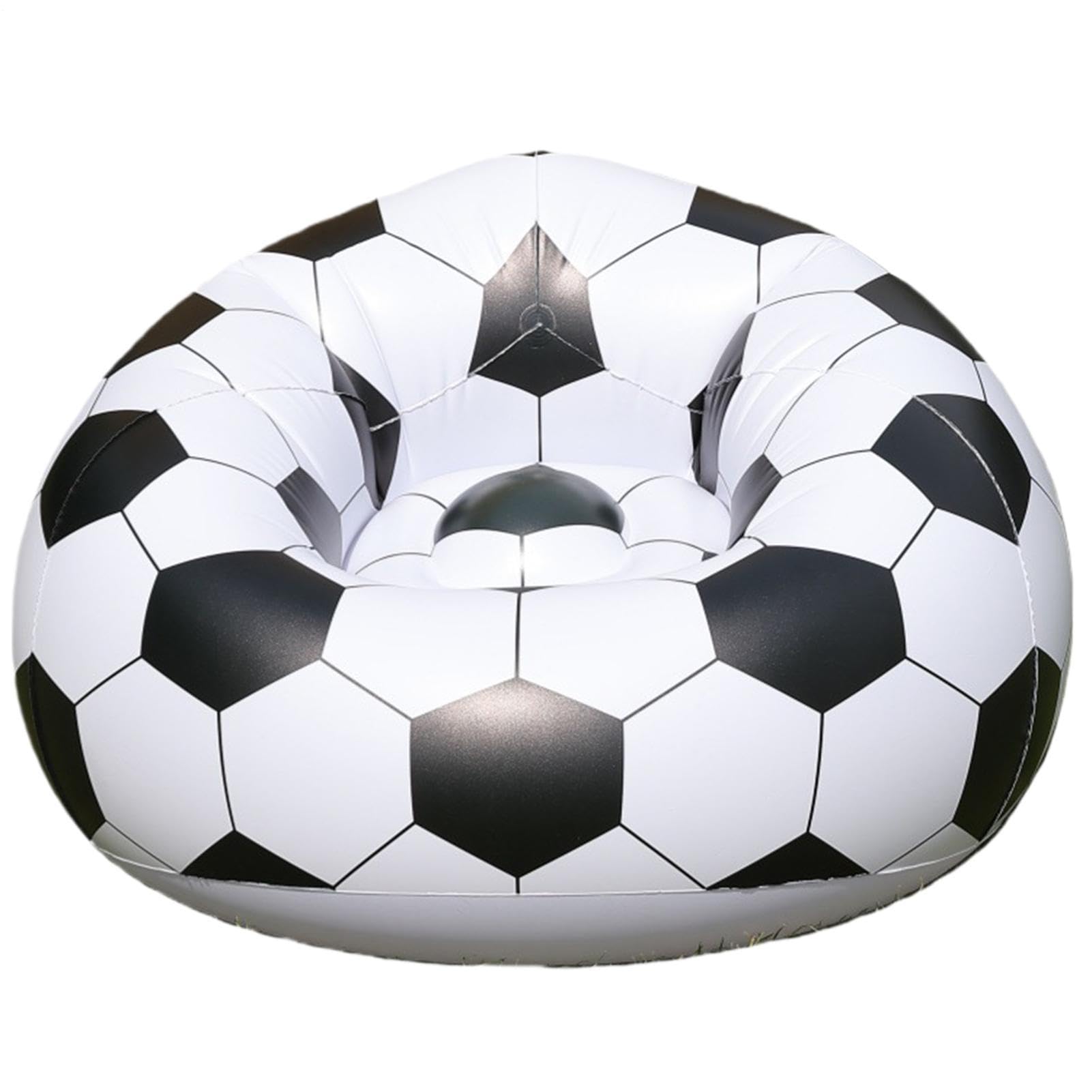 Sofá inflable de fútbol ideal para acampar, playa y piscina