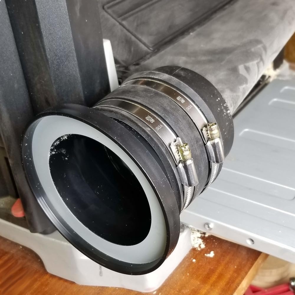 Magnetische Schlauchanschlüsse für 100mm für Maschinenanschlüsse 2x100mm und 1x63mm | Werkstattzubehör | Industrietubierungen | Woodfan