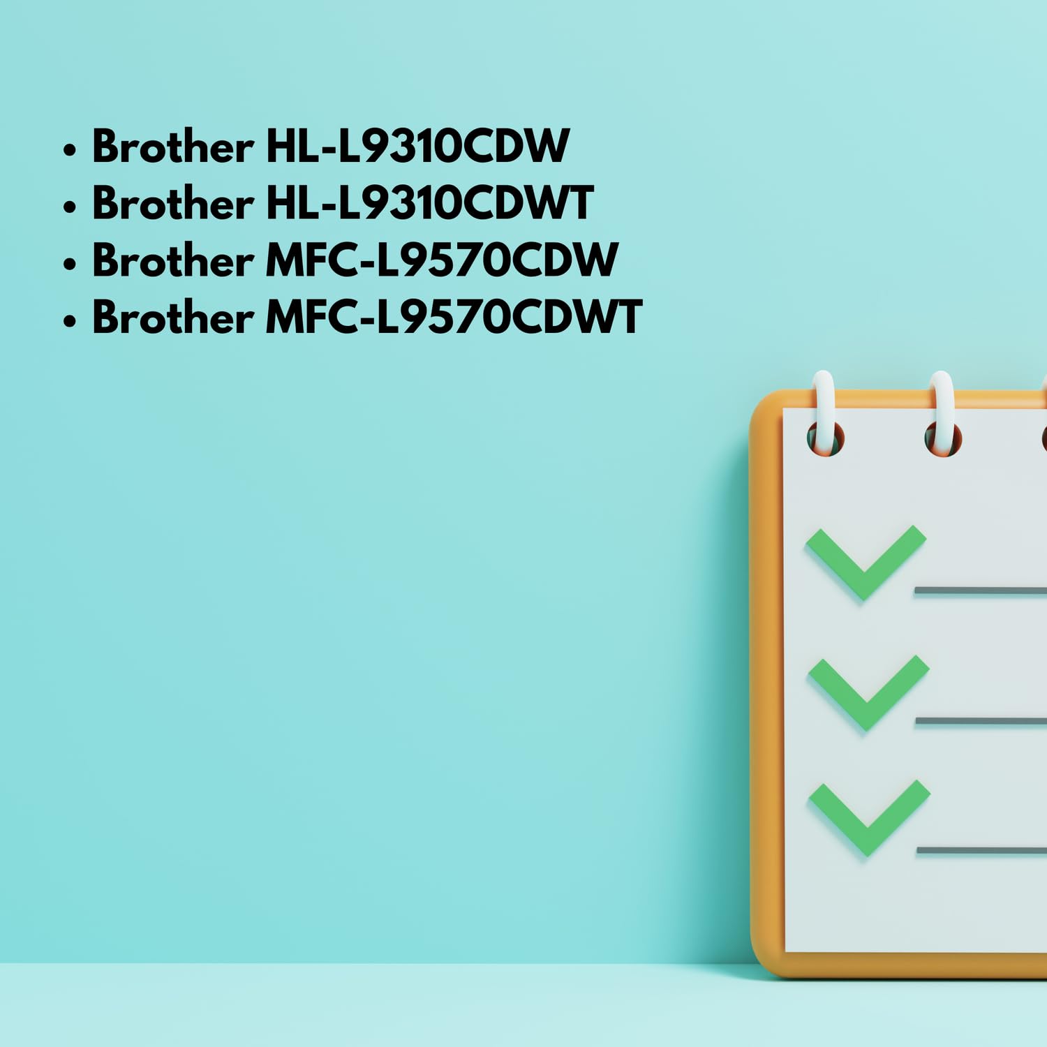EVOKE TN910 TN-910 Toner Kompatybilny z Brother HL-L9310CDW MFC-L9570CDW MFC-L9570CDW (Zestaw CMYK) 36000 Stron