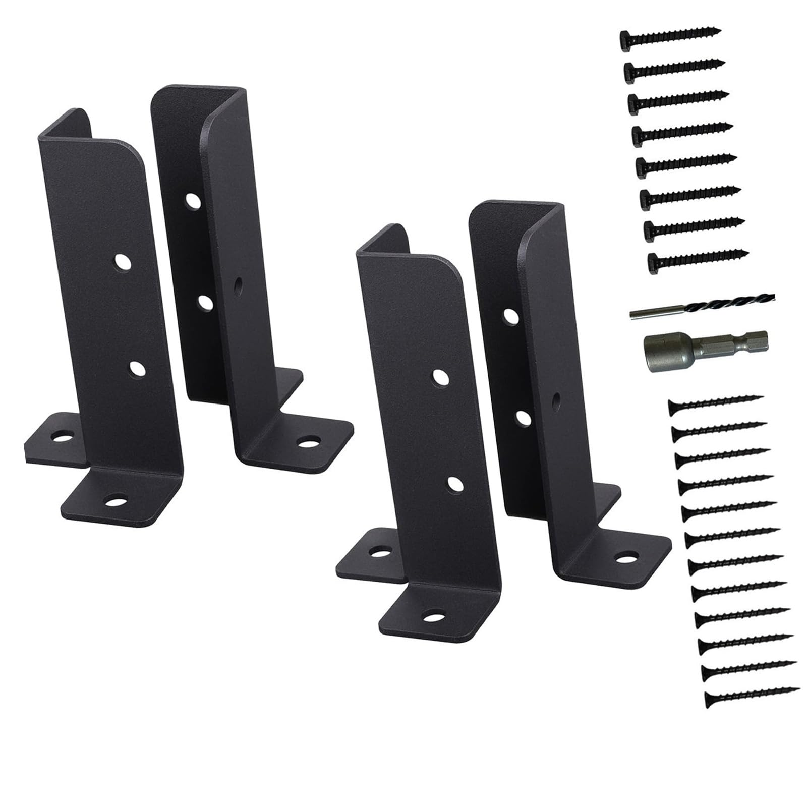 Kalttoy Multicolor Deck Post Anchors Base Brackets Portable Sturdy Reinforced Accessory For Secure Deck Structure Adjustable Post Anchors