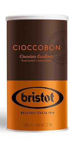 Bristot Cioccobon Cioccolato Eccellente Mezcla de chocolate caliente italiano de primera calidad 2.2 libras2.2 lbs