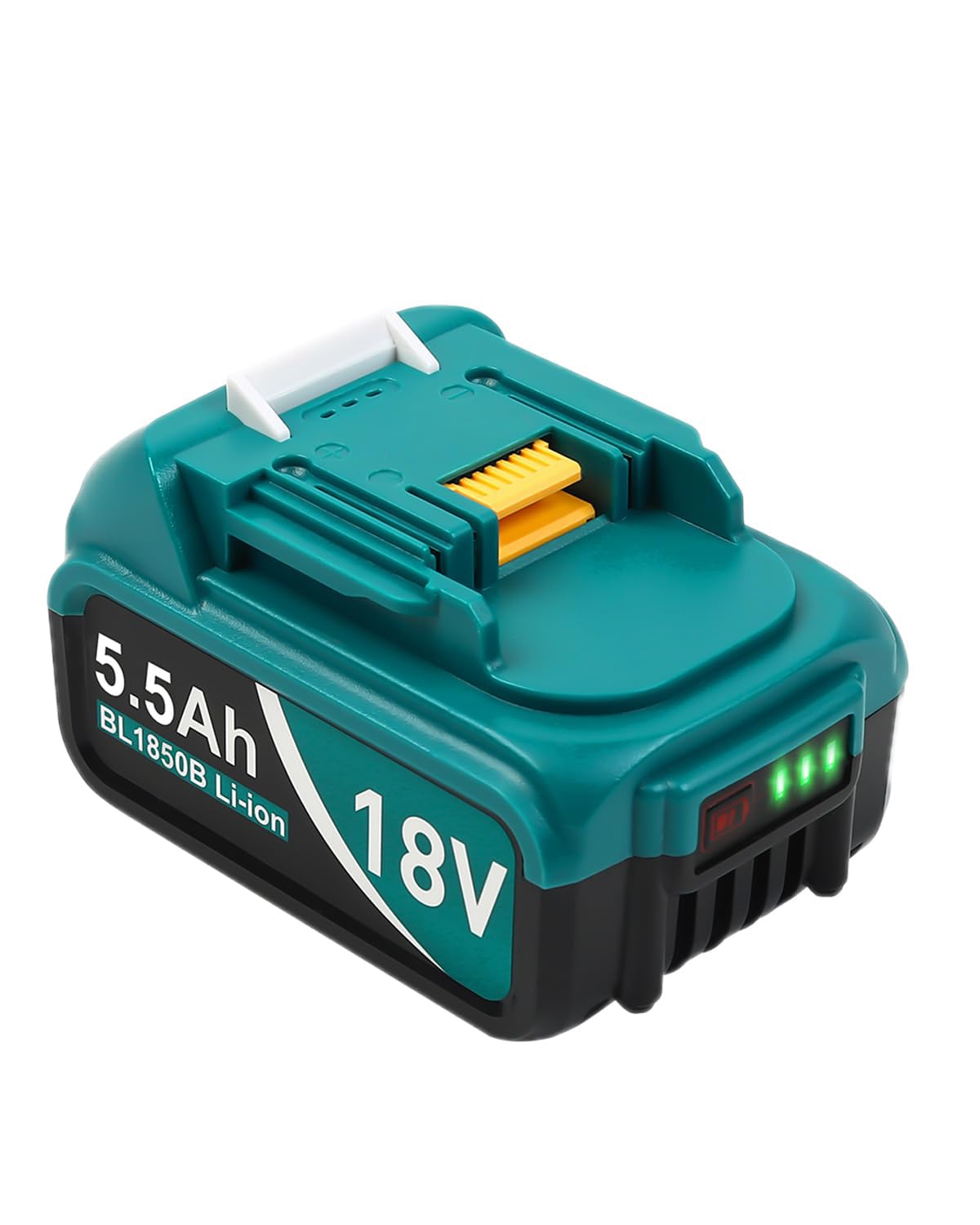 DC18RF Ladegerät kompatibel mit Makita 14,4V/18V Lithium-Ionen-Batterie | 3,5A mit USB-Anschluss für BL1815 BL1820 BL1830 BL1840B BL1850 BL1860 BL1450 Ersatzladegerät für DC18RC