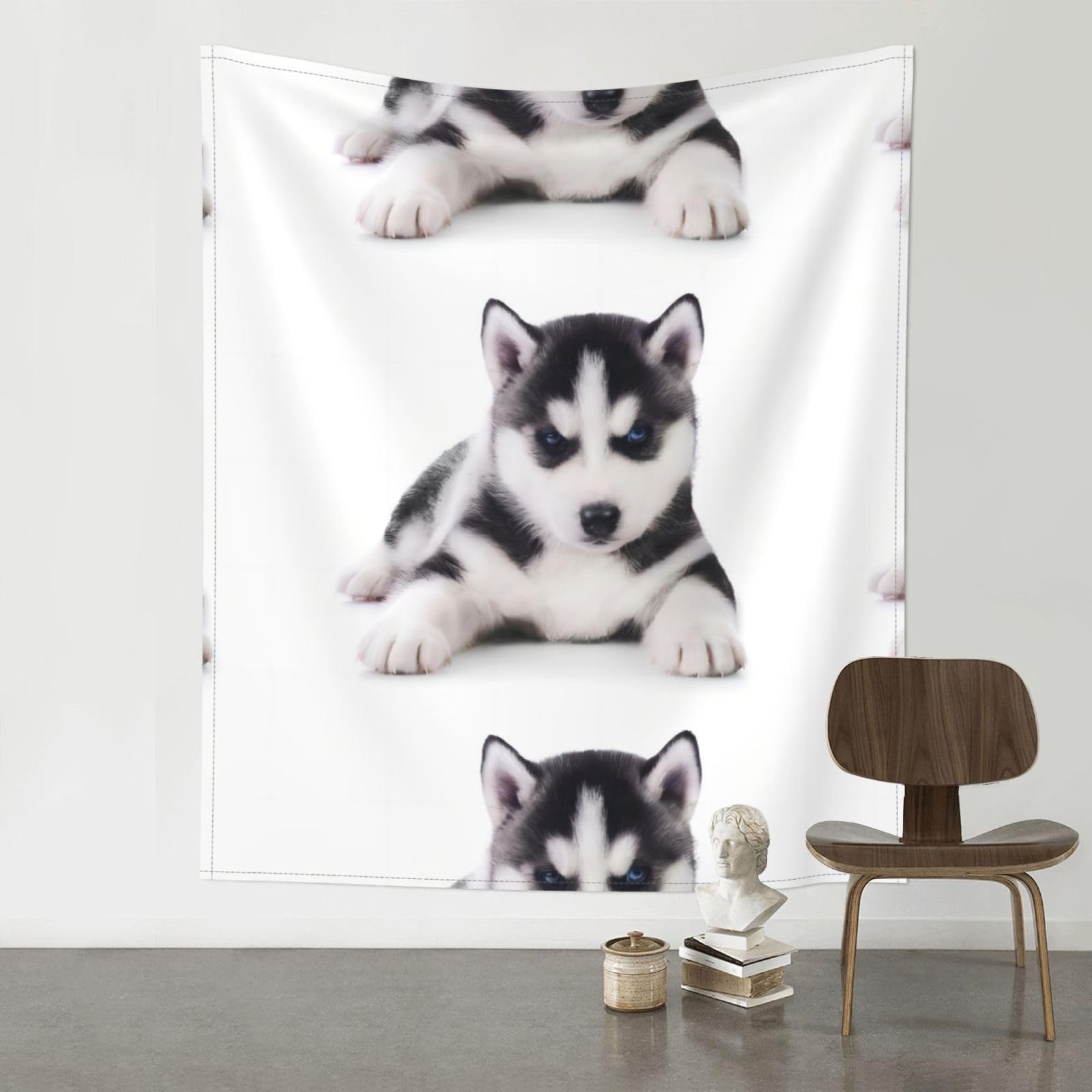 YYHWHJDE Dog Printing Prints 60x51in Wall Tapestry – Dreamy Bohemian Throw Blanket for Bedroom, Dorm Room & Aesthetic Living Space Decor