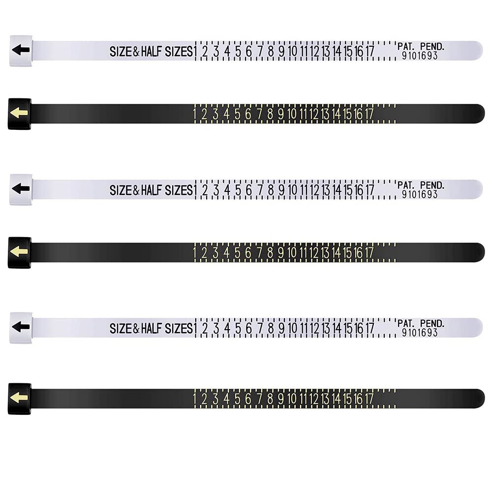 Set Misuratori Per Anelli | 4 Pezzi | Alluminio | Taglie USA, UK, UE | Per Gioielli E Fai Da Te - Foto 3