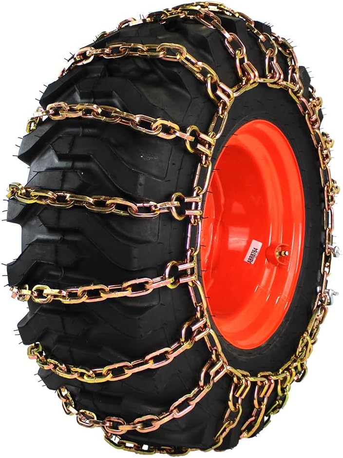 Quality Chain Skid Steer Square Alloy 2-Link 8mm Tire Chain (1501HDSL-2)