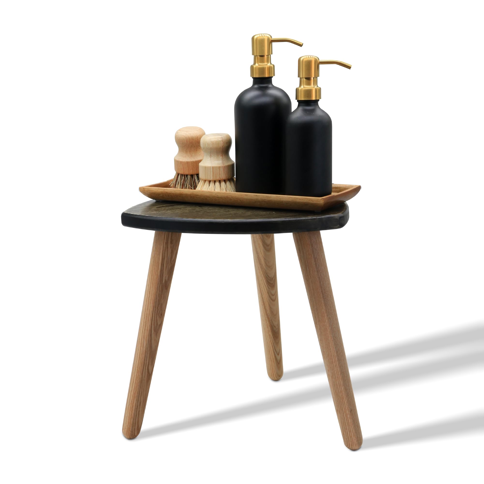 Shower Foot Rest 12 in - Shower Stool for Shaving Legs, Small Corner Bathroom Bench Suitable for Small Shower Spaces - Bath Seat, Spa Foot Rest Shaving Stool Corner.