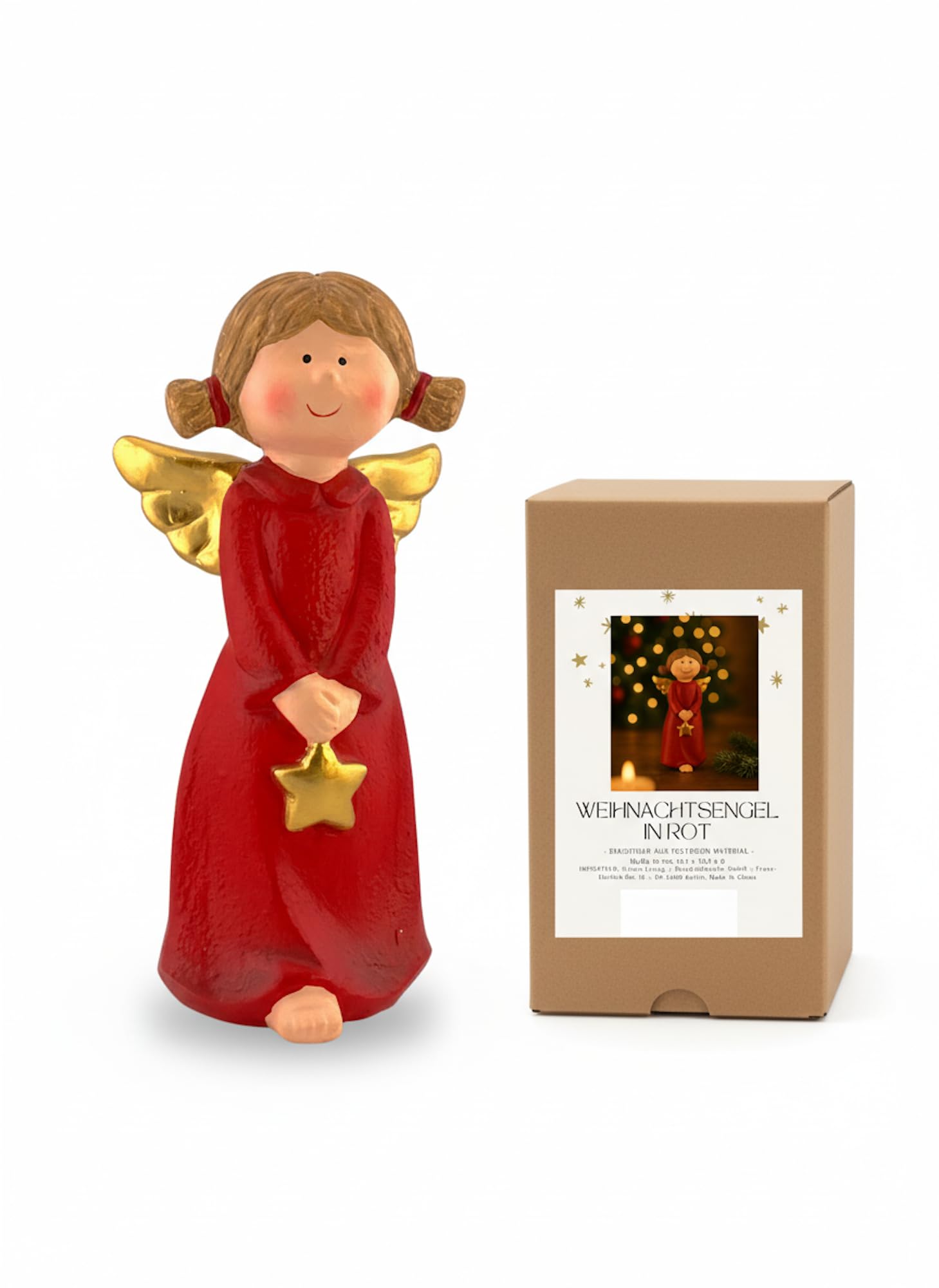 Ángel decorativo de Navidad para un hogar acogedor en Adviento y Nochebuena