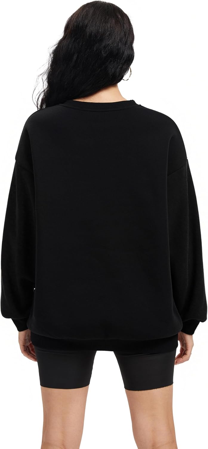 TSMNZMU Women Oversized Sweatshirts - Crewneck Long Sleeve Pullover Fleece Hoodie - Goth Grunge Punk Emo & Alt Style - Image 2