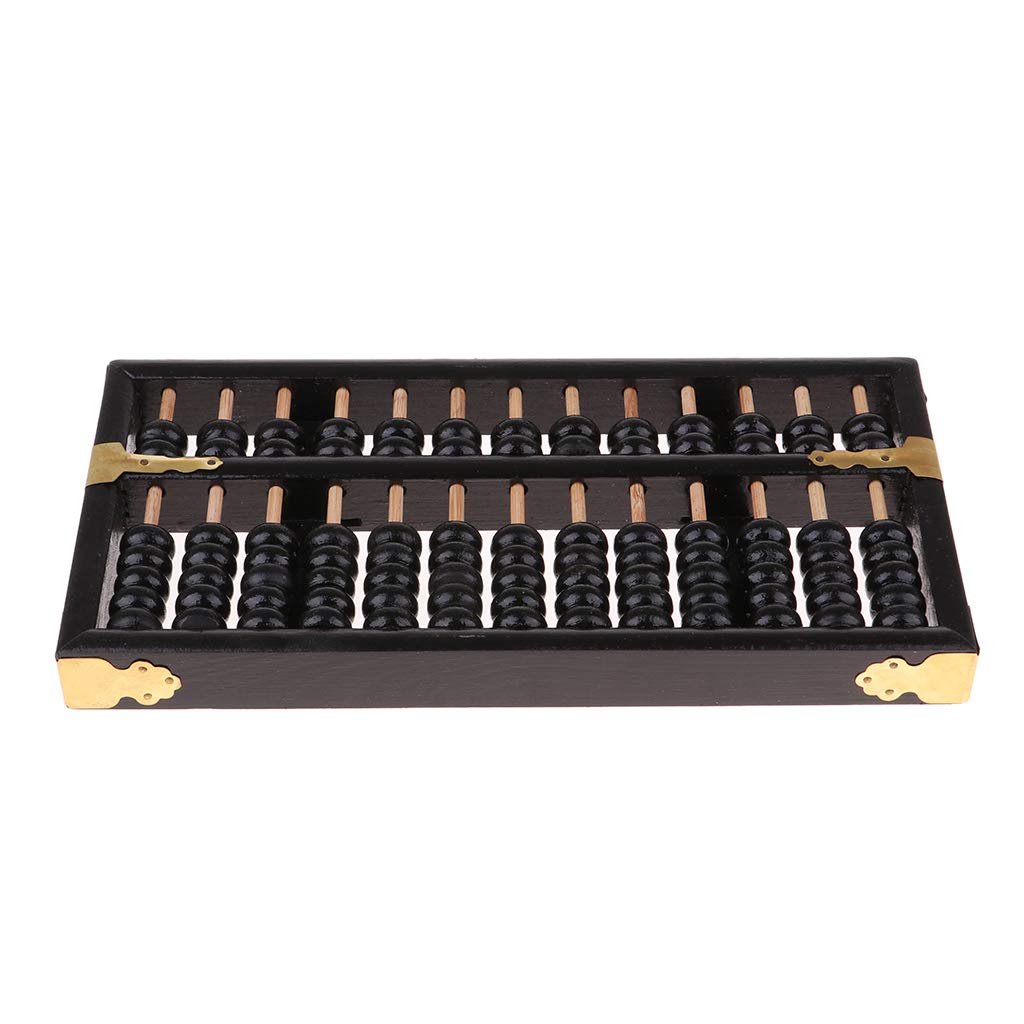 Abaco Tradizionale Cinese In Legno - 15 Cifre Per Apprendimento Matematica Bambini