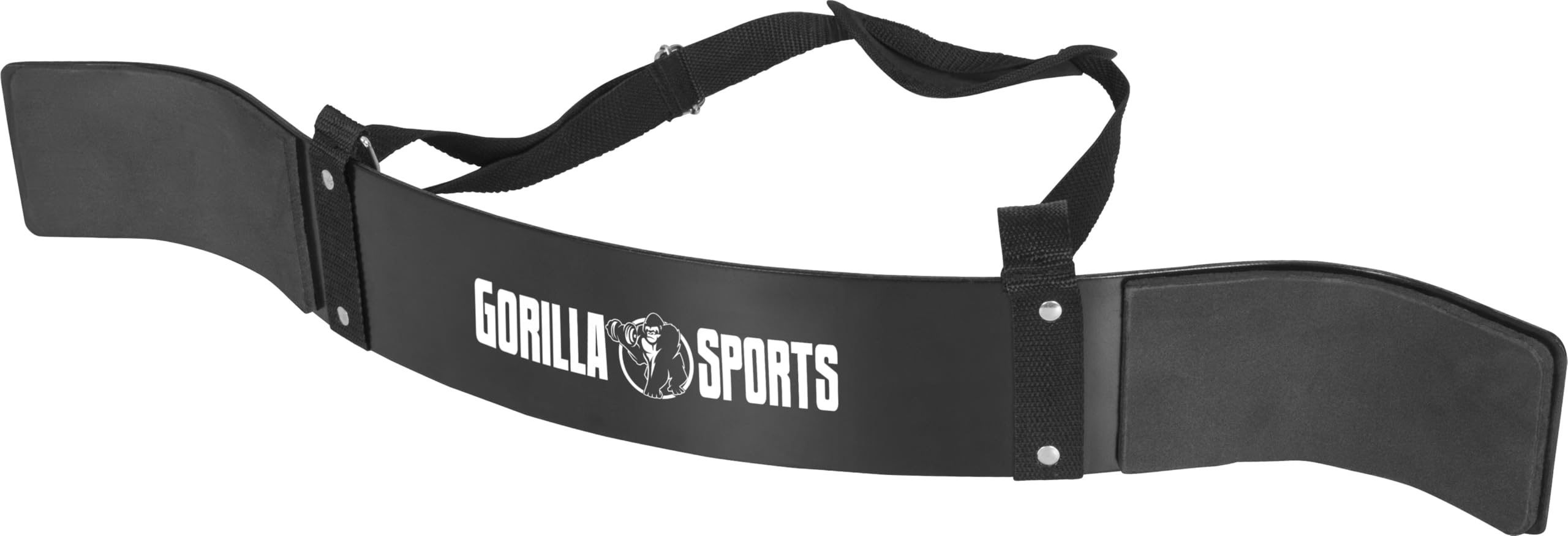 Gorilla Sports® Arm Blaster - Curl, Longeur 32-57cm, Néoprène, Acier, Noir - Isolateur de Biceps, Entraîneur de Bicep, Bomber, Triceps, Force Musculaire, Bras Muscle, pour Musculation, Fitness, Gym