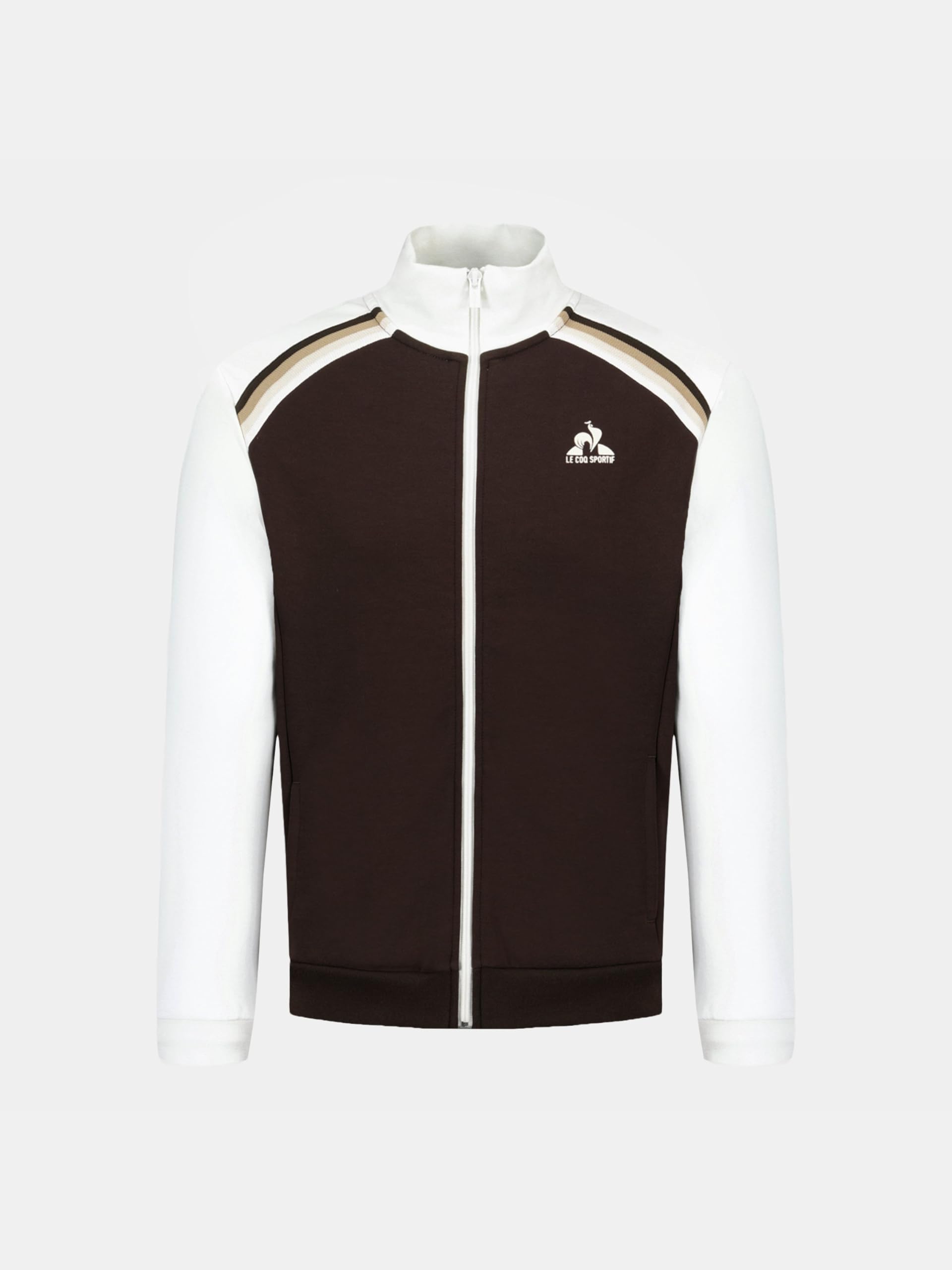 Le Coq Sportif Heritage SP Fz Sweat N°1 M Molé/Marshmal Veste de survêtement Mixte