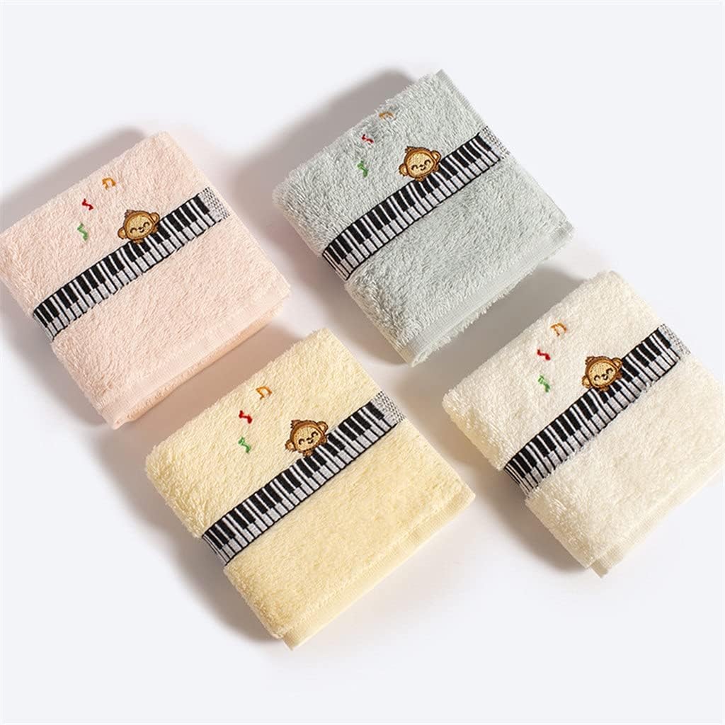 Towel, Cotton Embroidery, Absorbent Children's Towel, Wash Face and Wipe Small Towel (Color : C, Size : 50 * 25cm) (W 50 * 25cm)