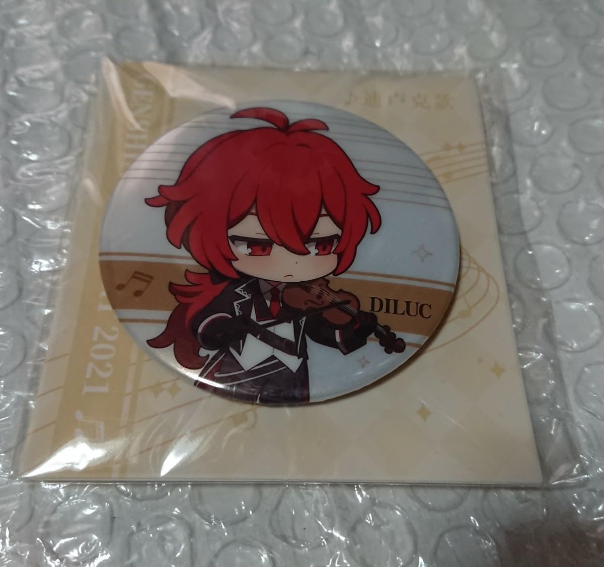 原神 SEGA GIGO 缶バッジ ディルック 原神 ディルック ホログラム缶バッジ sega gigo プライズ - メルカリ