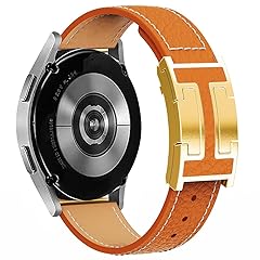 Orange + gold buckle