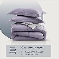 Vista 170 de satisomnia Queen Comforter Set Grey, Soft Seersucker Comforters Queen Size Bed, 3 Pieces Lightweight Down Alternative Bedding Comforter Full Sets