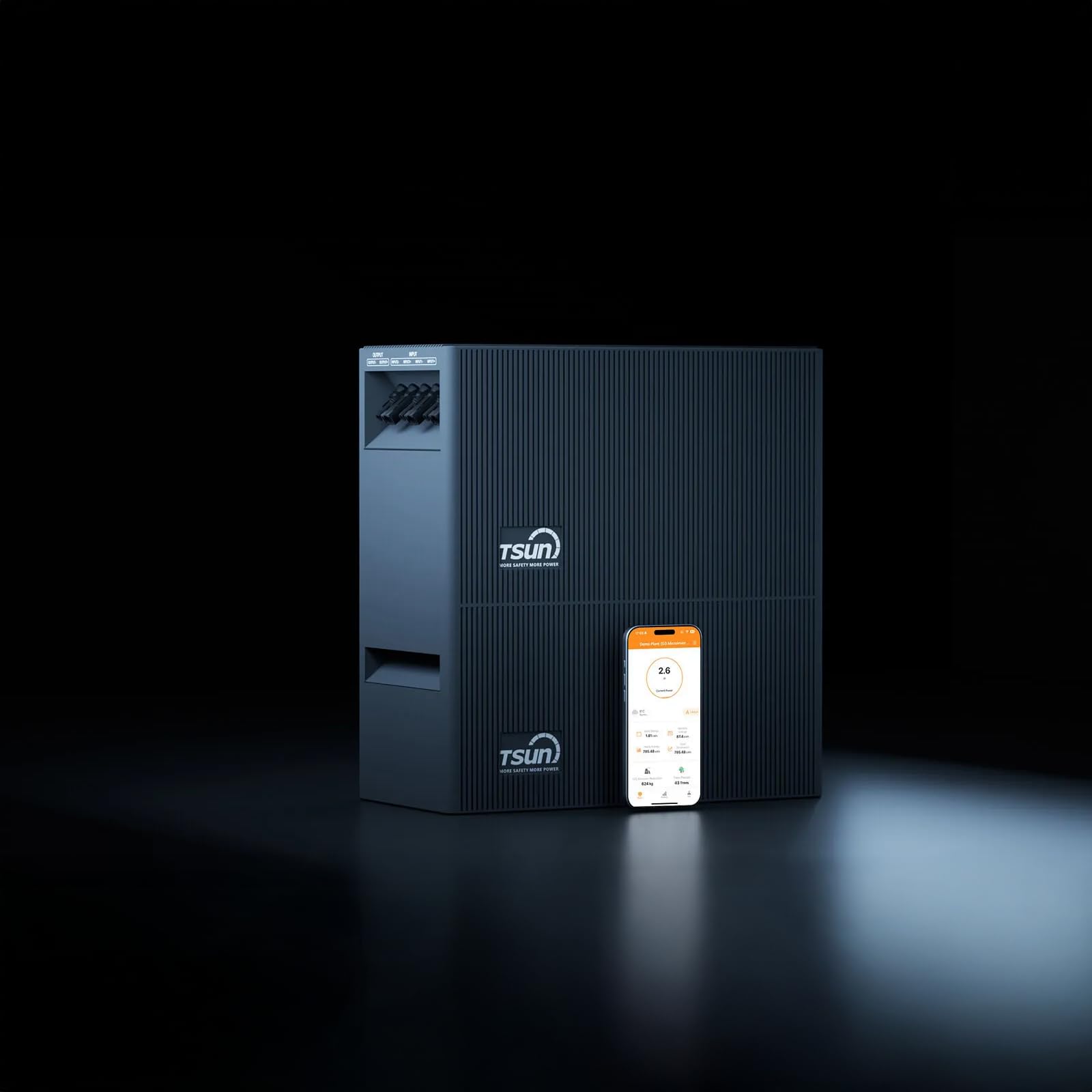 SUNNIVA® 1840W Balkonkraftwerk mit 4,02 kWh Speicher TSUN SOLARCAN TSOL-DCU2000Lite, BIFAZIAL FULLBLACK komplett Steckdose, PV Solaranlage Komplettset mit Solarspeicher, 4x 500W Glas-Glas Bifacial