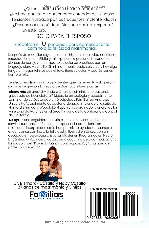 Vista 2 de 10 PRINCIPICOS QUE SALVARÁN TU MATRIMONIO SOLO PARA EL ESPOSO (Spanish Edition)