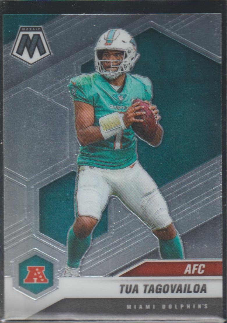 2021 Panini Mosaic Tua Tagovailoa Dolphins Football Card 228