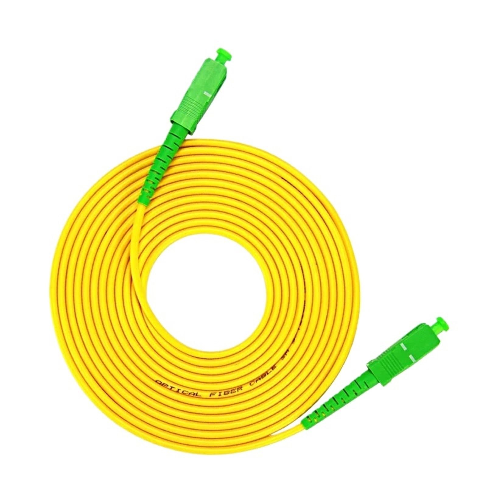 SC Câble à Fibre Optique SC-SC, 1/5/10/20/30m, Jumper, Singlemode, Simplex, 2.0mm, FTTH (30m, 1pièce)