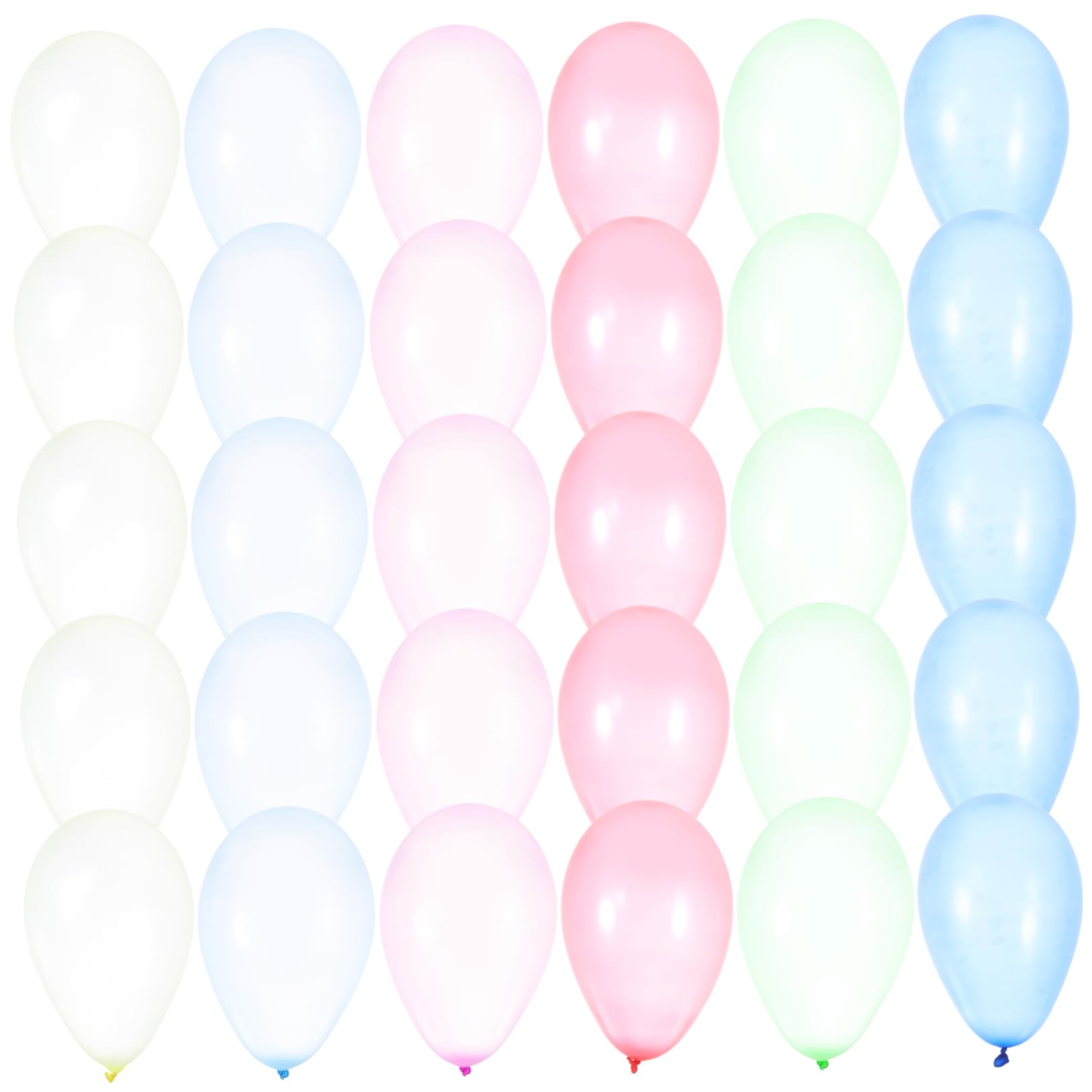 LIFKOME Educational Playtime 500pcs Small Fluorescent Water Balloons Bright Elastic for Boys and Girls' Water Balloon Games