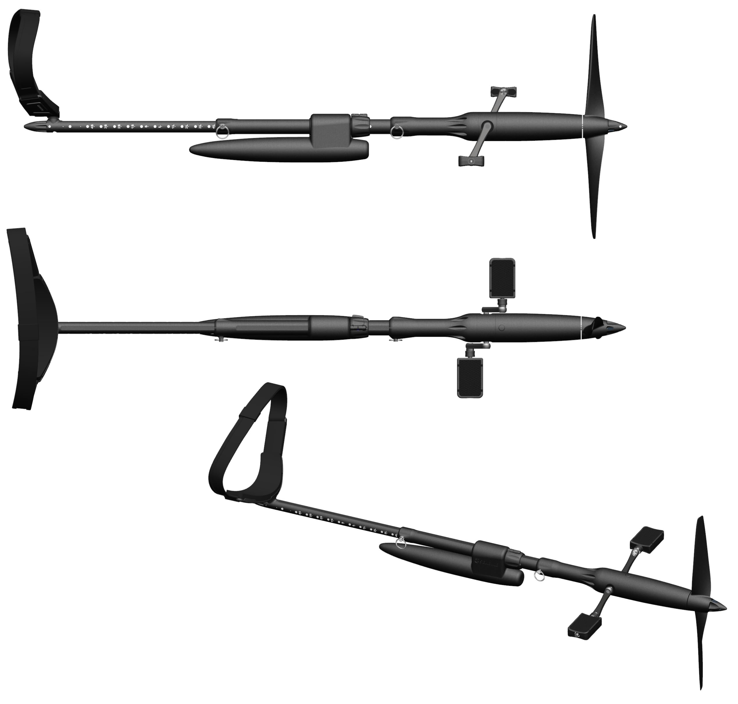 Water Bike 2.0 Swimming Propulsion Device for Snorkeling & Water Sports