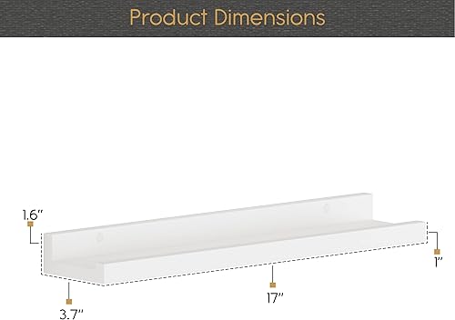 Miniatura 3 de You Have Space Estantería para niños, estante de repisa de fotos para sala de estar, oficina, decoración de guardería y estantes de cocina de