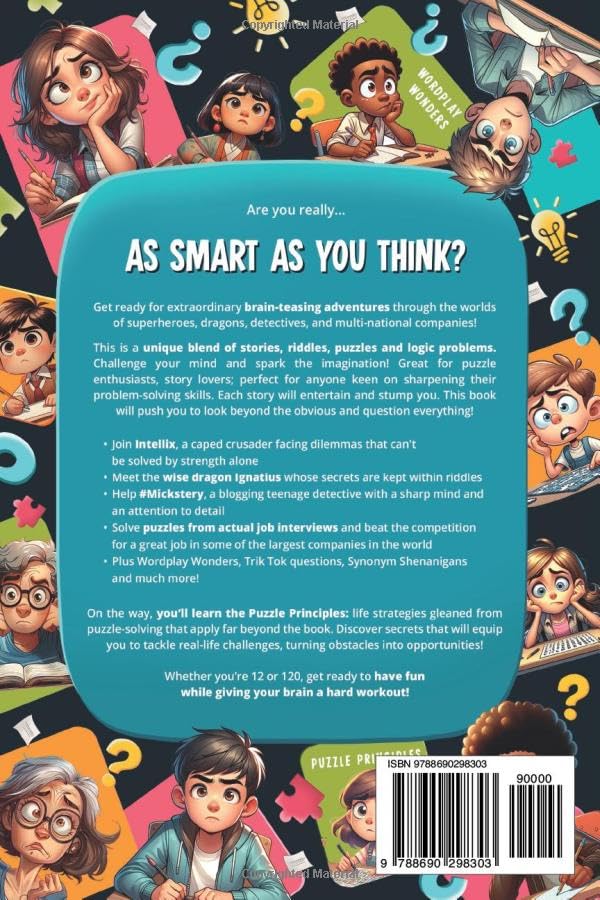 As Smart as You Think: Awesome Original Stories Filled With Brain Teasers, Riddles, and Tricky Problems for Smart Kids and Families, Vol. 1 image 3
