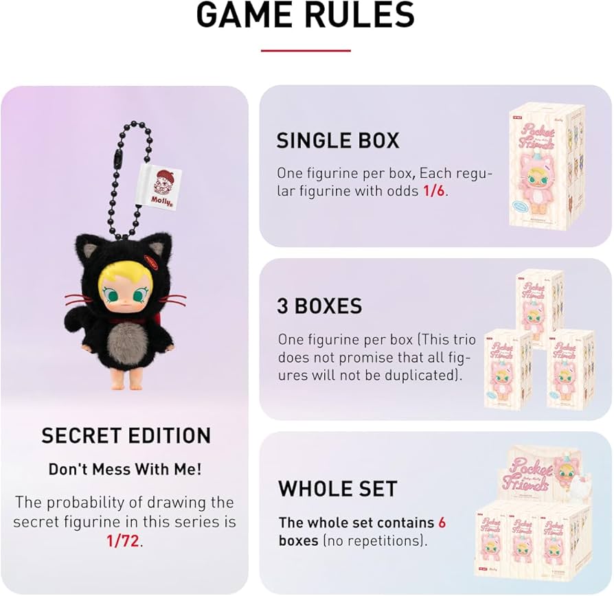 Amazon.co.jp: POP MART Baby Molly Pocket Friends シリーズ