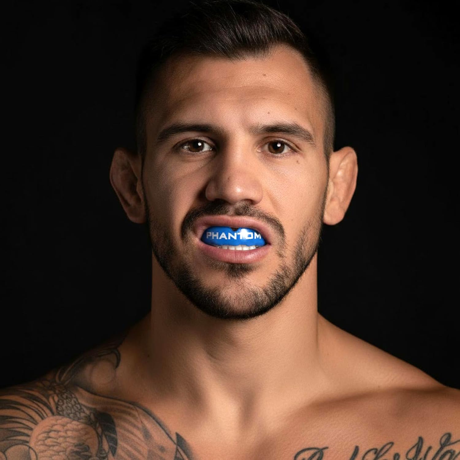 Phantom Mouthguard APEX Protège-dents pour adultes - Protège-dents Boil & Bite pour les sports de combat, le MMA, la boxe et le Muay Thai - Bleu