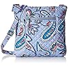 Vera Bradley Women's Cotton Hipster Crossbody Purse, Makani Paisley, One Size