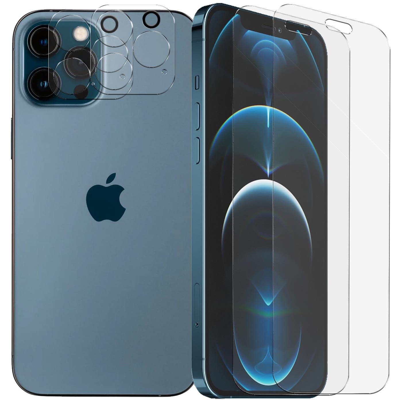 Pellicola In Vetro Temperato Mr.Shield Per IPhone 16/15 Pro [6.1 Pollici] – 3 Pezzi, Durezza 9H, Facile Applicazione - 2