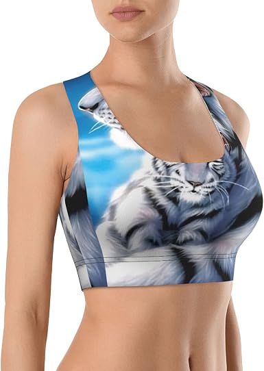 Amazon.com: White Tiger - Brasier deportivo para mujer, de alto apoyo,  acolchado, espalda cruzada, para yoga, bralette : Ropa, Zapatos y Joyería