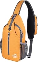 Vista 62 de Waterfly - Mochila cruzada tipo bandolera para viajes y caminatas, bolsa de pecho, Gris, talla única