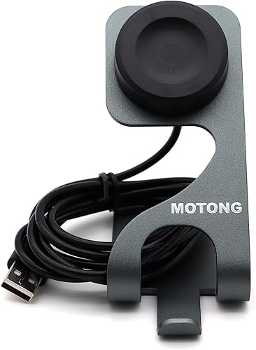 MOTONG Compatible con Huawei Watch GT4 USB de carga, cables de carga USB de repuesto con soporte de base de escritorio compatible con Huawei Watch