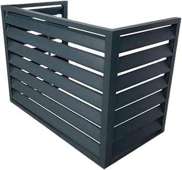 Outdoor Unit mini Split air Conditioner Cover, mini Split Pipe Cover, air Conditioner Fence for Outside Units, mini Split Condenser Cover, Dustproof and Waterproof.
