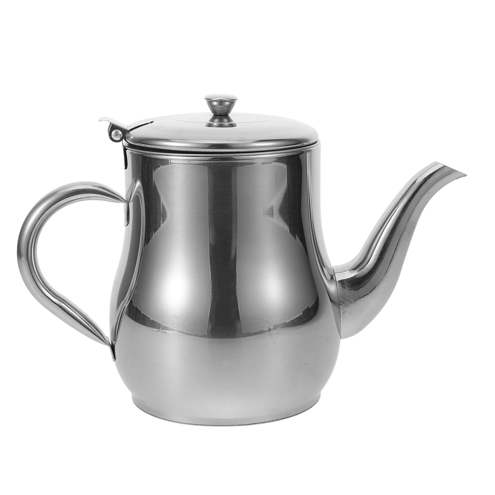 CVHfhjTG oil dispenser, Stainless Steel Grease Pot with Leak Pour Spout Kitchen Oil Container for Bacon Cooking