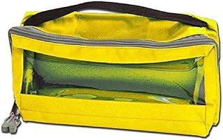 GIMA 1483 E3 - Bolsa rectangular acolchada con ventana y asa, color amarillo