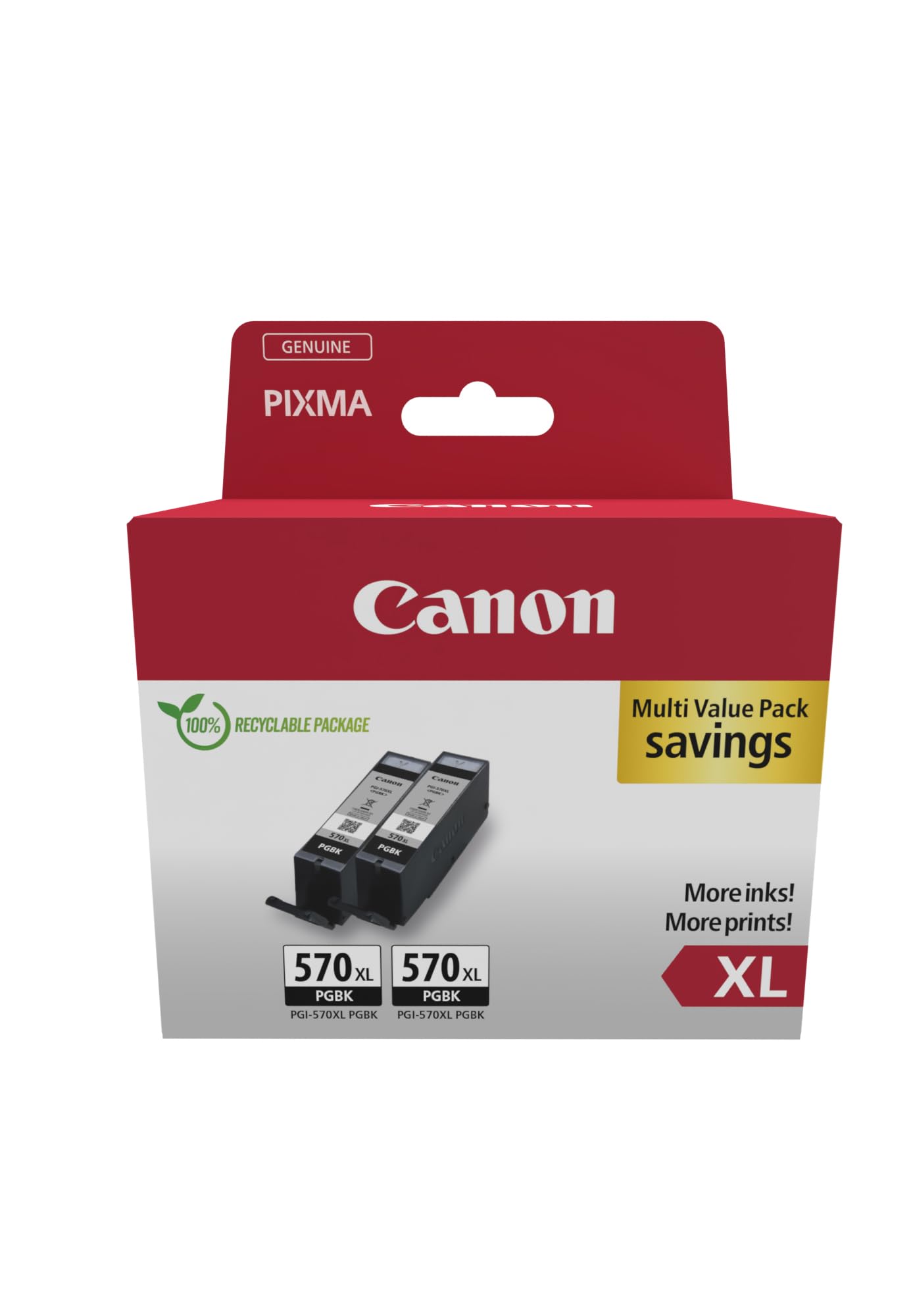 Canon Black 0318C010/Pgi-570Pgbkxl Ink Cartridge High-Capacity Pigment