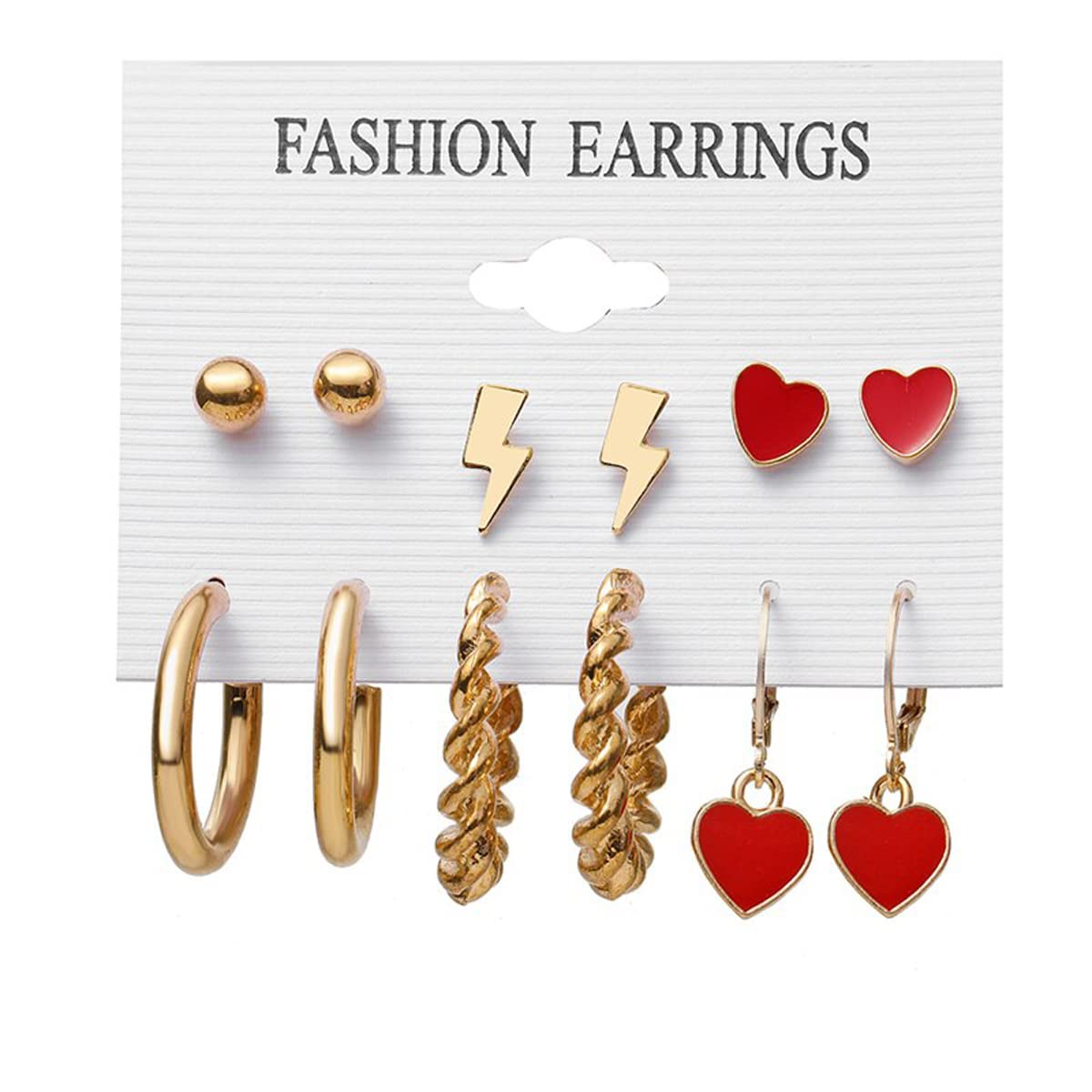 Gold-Plated Drop Earrings (JG-PC-ERGI-8668)