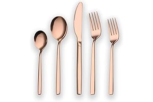 Berglander 20-Piece Silverware Set in Rose Gold