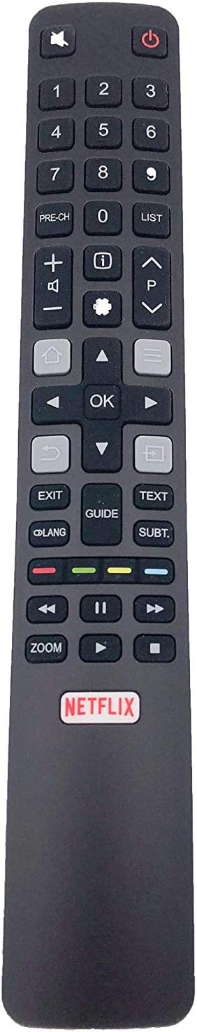 Yantai HQ Replacement Remote Control RC802N for Thomson TCL 55X9006 U65X9006 55UC6406 65UC6596 55US6106 43US6016 55X2US 65X2US X4 SERIES 55X4US 65X4US