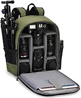 Vista 1 de CADeN - Mochila para cámara profesional DSLR / SLR sin espejo, resistente al agua, maletín compatible con accesorios de cámaras Sony, Canon, Nikon