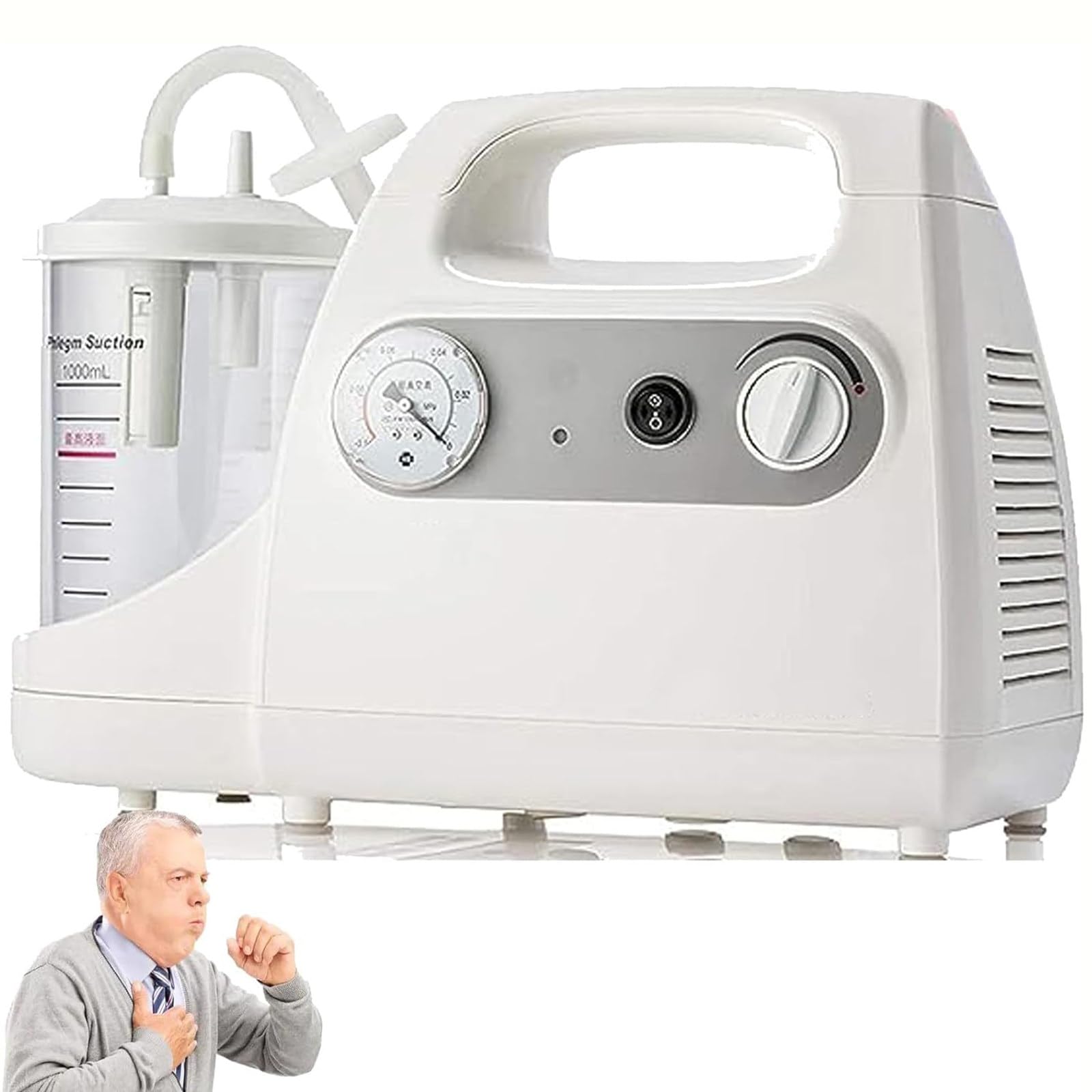 Elektryczna Pompa Do Odsysania śluzu Plwociny, Automatyczne Odsysanie śluzu, Przenośna Maszyna Do Wydzielania śluzu Dla Osób Starszych I Dzieci