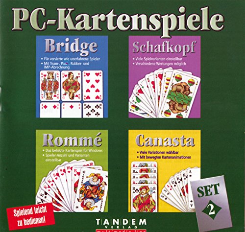PC Kartenspiele Rommé Bridge Canasta Schafskopf