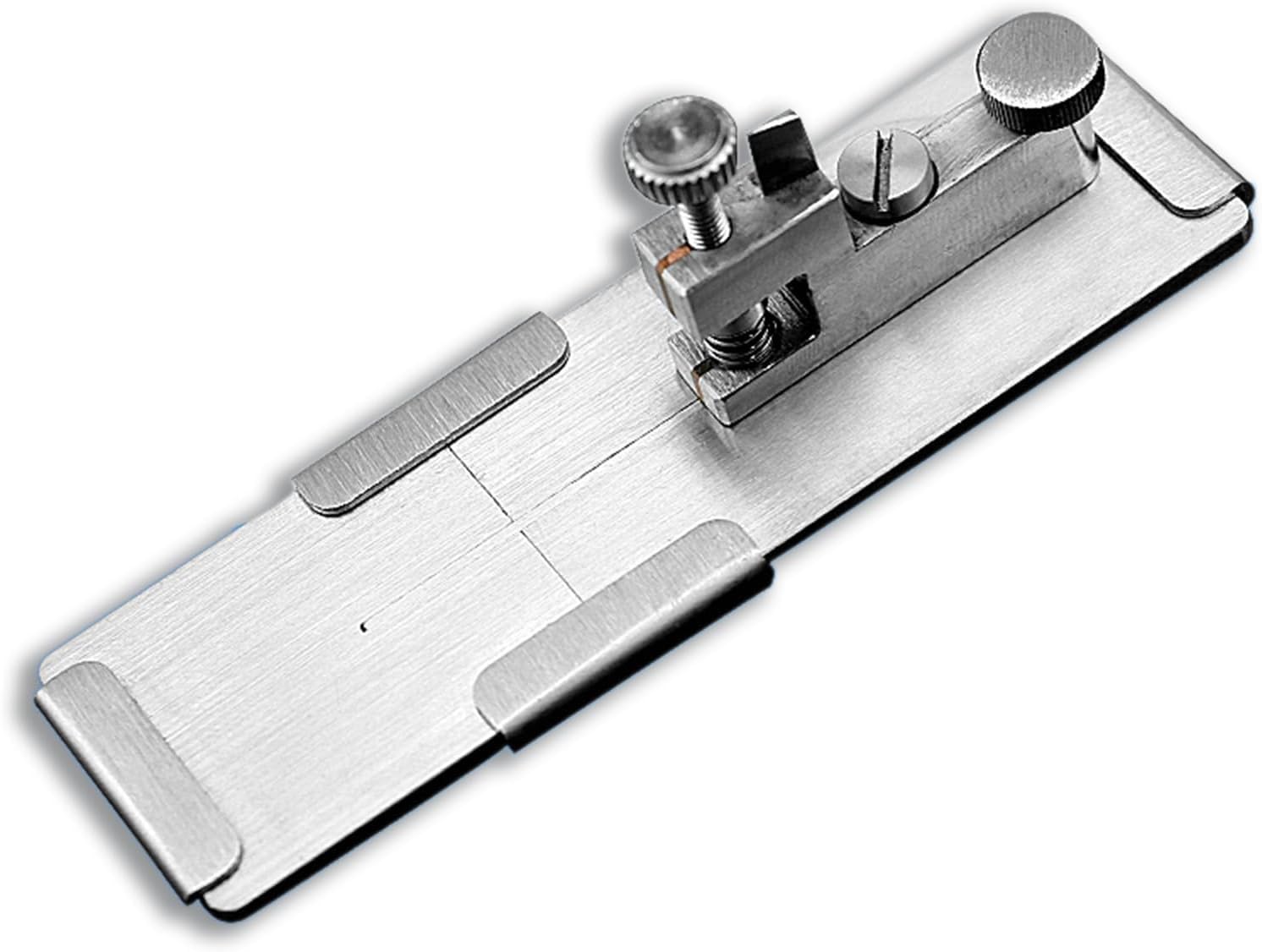 Cortador De Fibra De Acero Inoxidable Análisis De Finura, Cortador De Fibra Microtomo De Fibra, Con Tornillo De Ajuste, Área Corte 3x0,8mm, Grosor De Corte 20um, Cortador De Seccióntransversal Hilo