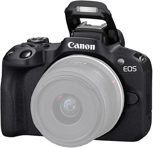 Miniatura 5 de Canon Cuerpo de cámara digital sin espejo EOS R50 negro con Canon RF-S 0.709-1.772 in f4.5-6.3 es kit de lente STM 3 con paquete completo de