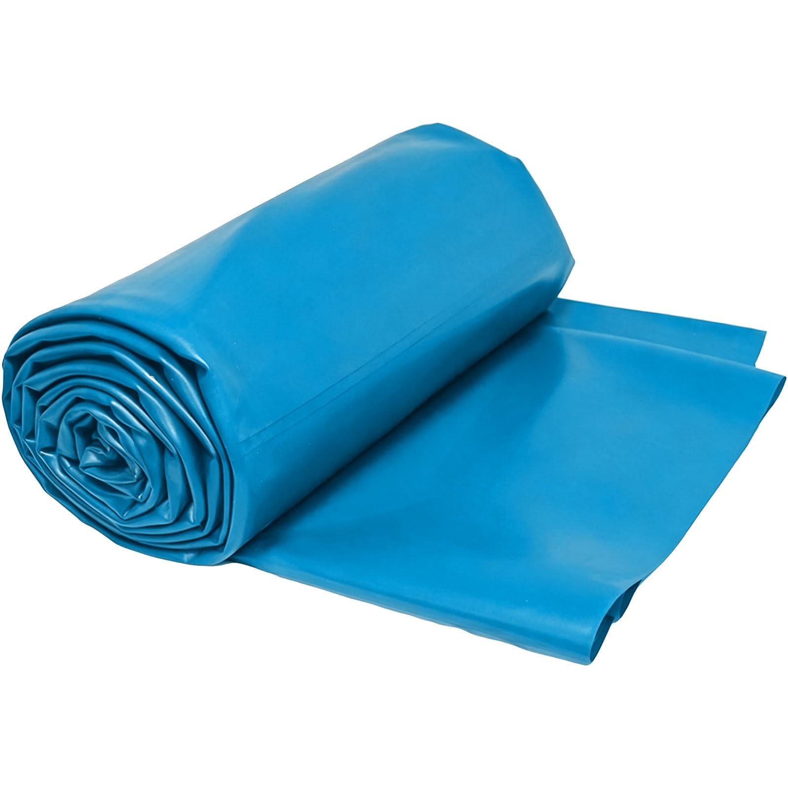 Luyckfrazy Blue Pond Liner, 0.16mm Thick Flexible Pond Liner Outdoor HDPE Polythene Sheeting Easy to Cut, Durable & Leakproof for Garden Landscape, Aquaculture, Construction Site(3x8m(9.8x26.2ft))