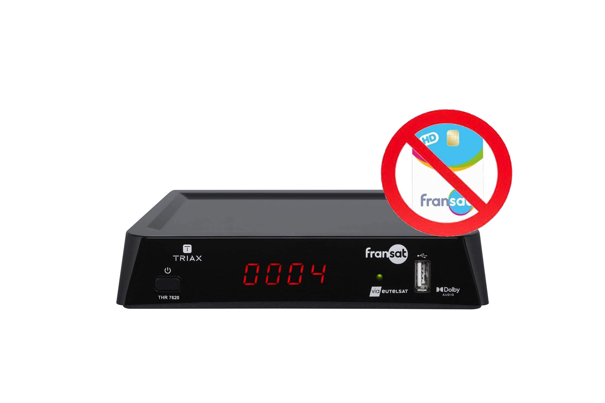 RECEPTEUR Satellite THR 7620 FRANSAT (EUTELSAT 5¡ Ouest) sans Carte FRANSAT