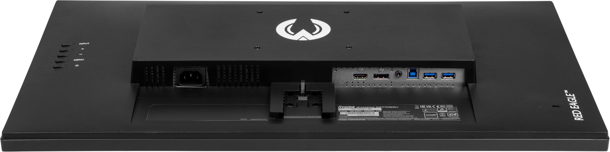 Ecran IIYAMA 27'' G-Master 0.2ms Red Eagle Fast IPS 2560x1440 180Hz 400 CD/m² HDMI DisplayPort 4xUSB (3.2) HPs 2x2W FreeSync Black Tuner G2770QSU-B6